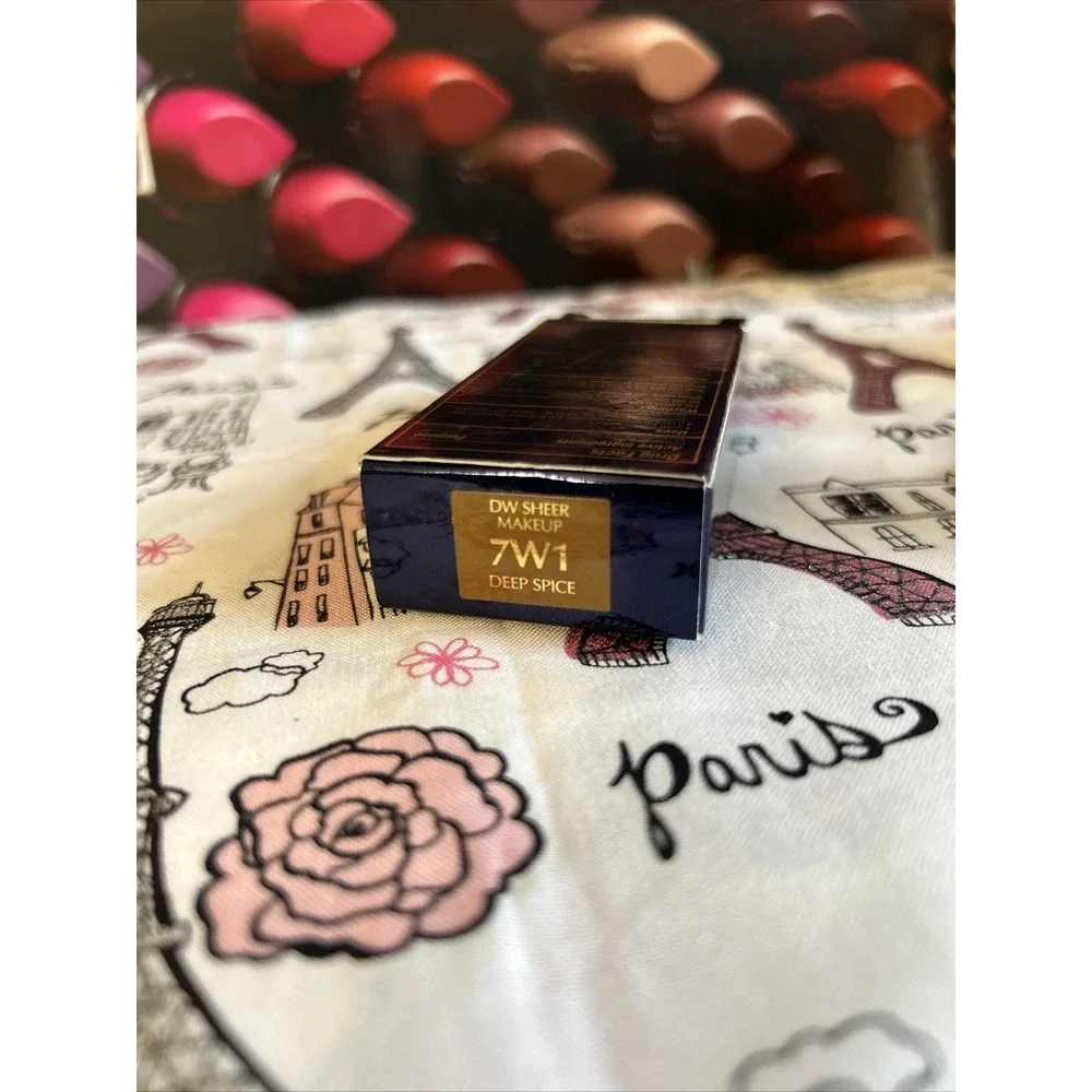 Estee Lauder Double Wear Sheer Long-Wear SPF 19 Makeup Deep Spice 7w1-30mL